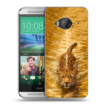 Силиконовый чехол на HTC One ME с принтом женский
