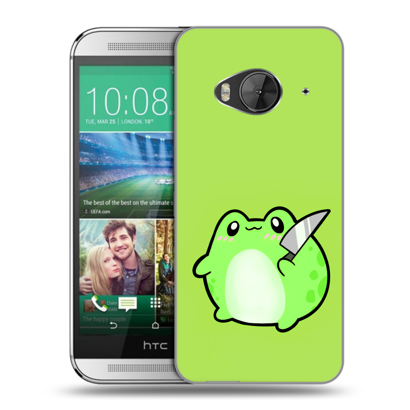 Силиконовый чехол на HTC One ME с принтом Лягушенок Силиконовый чехол на HTC One ME с принтом Лягушенок