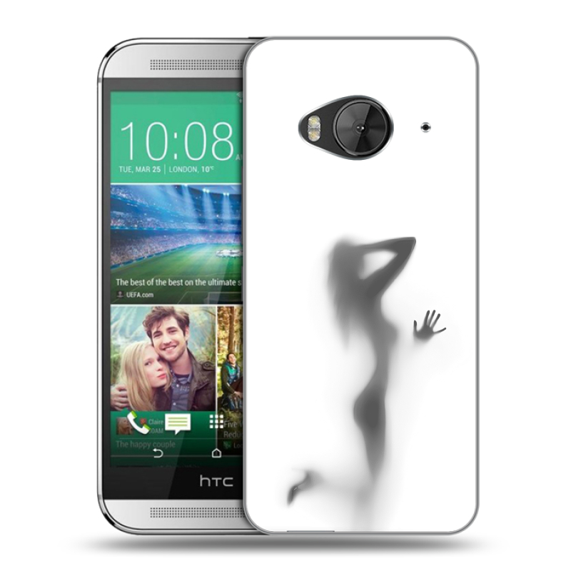 Силиконовый чехол на HTC One ME с принтом Силуэт Силиконовый чехол на HTC One ME с принтом Силуэт