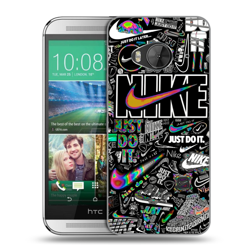 Силиконовый чехол на HTC One ME с принтом Найк Силиконовый чехол на HTC One ME с принтом Найк