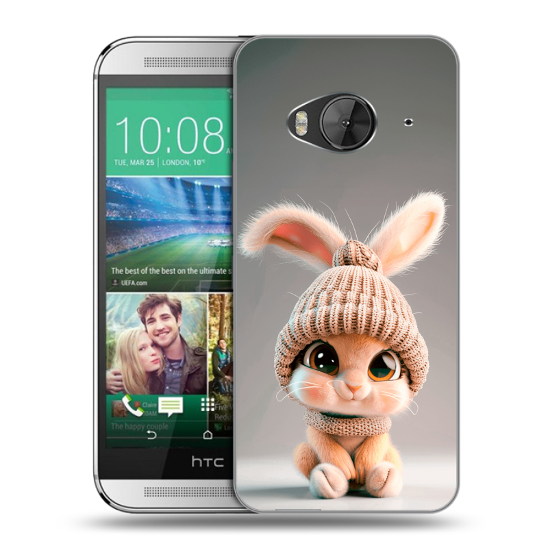 Силиконовый чехол на HTC One ME с принтом Кролик Силиконовый чехол на HTC One ME с принтом Кролик