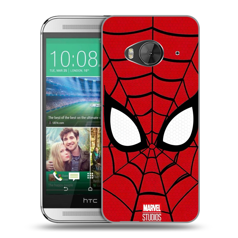 Силиконовый чехол на HTC One ME с принтом человек паук spiderman Силиконовый чехол на HTC One ME с принтом человек паук spiderman