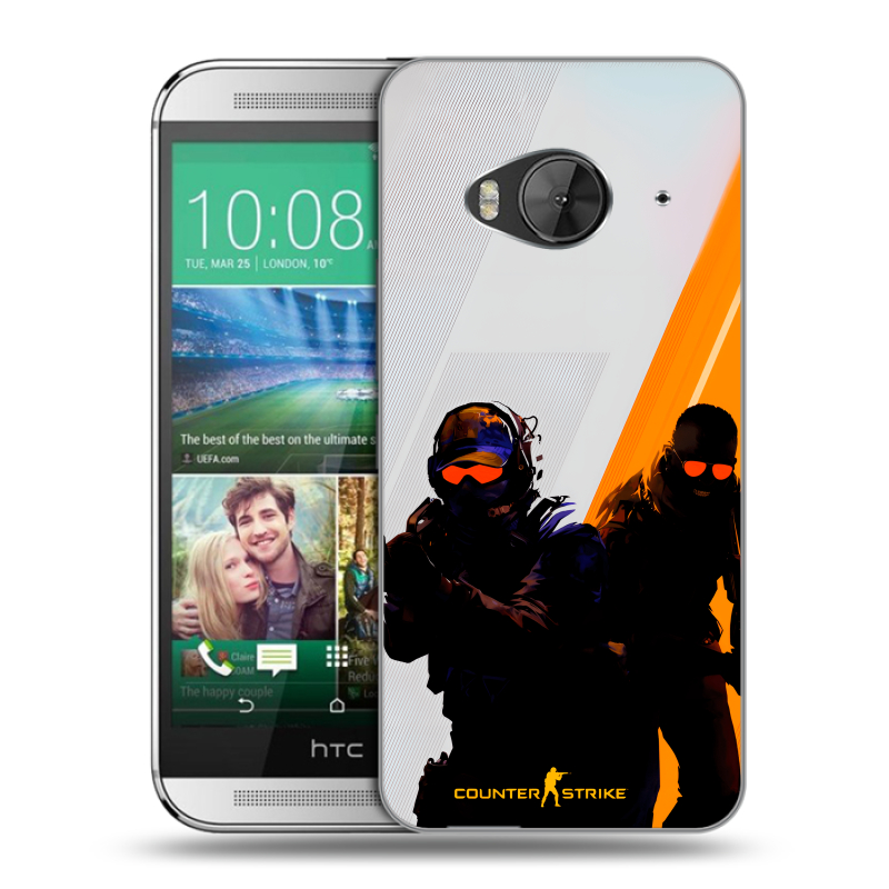 Силиконовый чехол на HTC One ME с принтом Контер страйк Counter strike Силиконовый чехол на HTC One ME с принтом Контер страйк Counter strike