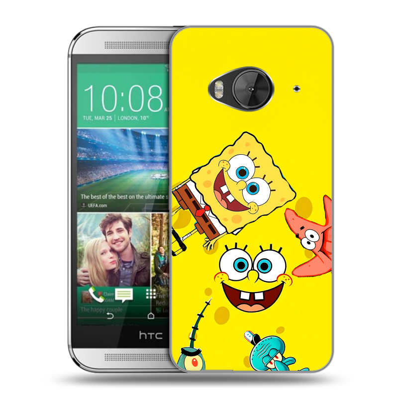 Силиконовый чехол на HTC One ME с принтом Спанч боб Спанчбоб Силиконовый чехол на HTC One ME с принтом Спанч боб Спанчбоб
