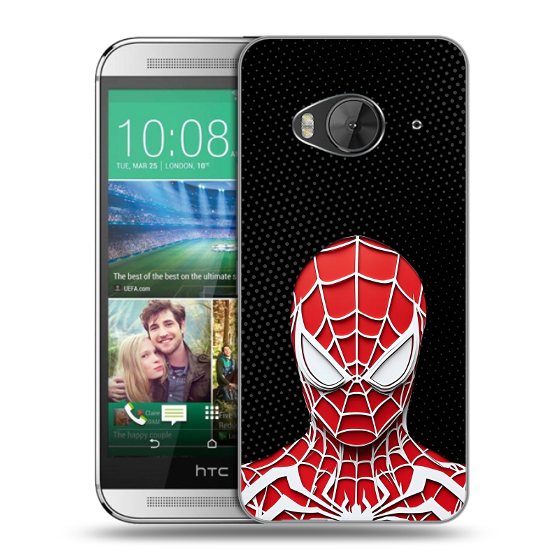Силиконовый чехол на HTC One ME с принтом человек паук spiderman Силиконовый чехол на HTC One ME с принтом человек паук spiderman