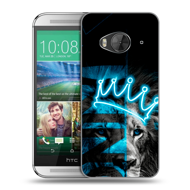 Силиконовый чехол на HTC One ME с принтом Король лев Силиконовый чехол на HTC One ME с принтом Король лев