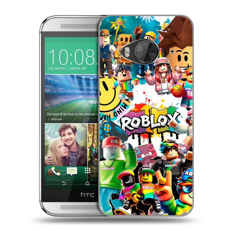 Силиконовый чехол на HTC One ME с принтом Roblox Роблокс Силиконовый чехол на HTC One ME с принтом Roblox Роблокс