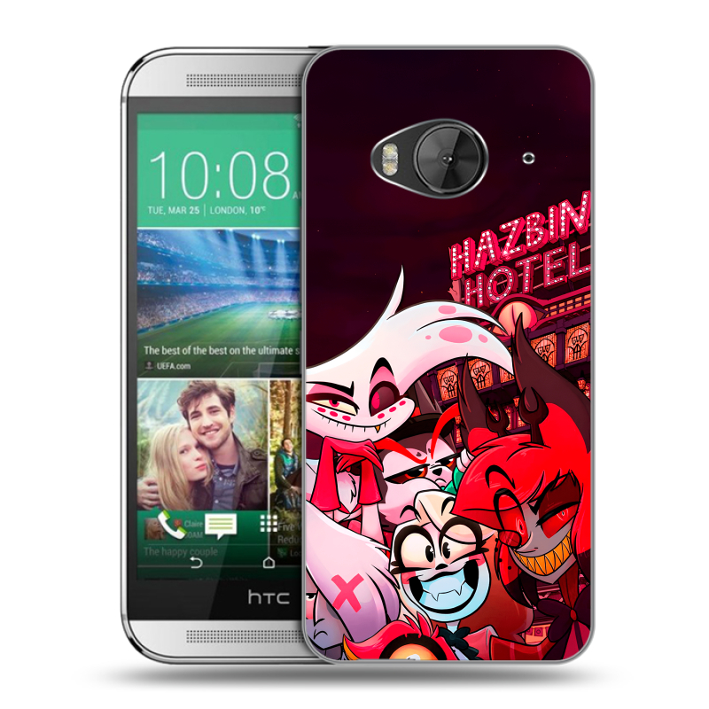 Силиконовый чехол на HTC One ME с принтом Hazbin Hotel Отель Хазбин Силиконовый чехол на HTC One ME с принтом Hazbin Hotel Отель Хазбин