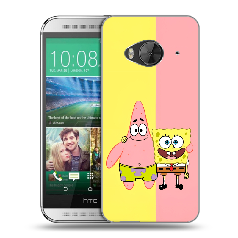Силиконовый чехол на HTC One ME с принтом Спанч боб Спанчбоб Силиконовый чехол на HTC One ME с принтом Спанч боб Спанчбоб