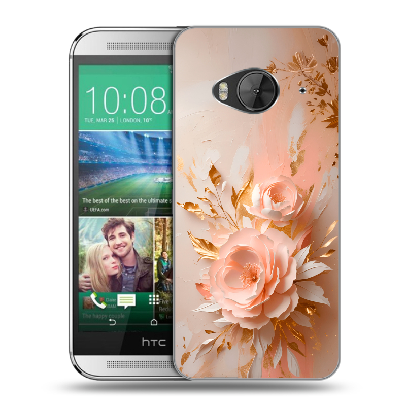 Силиконовый чехол на HTC One ME с принтом женский Силиконовый чехол на HTC One ME с принтом женский