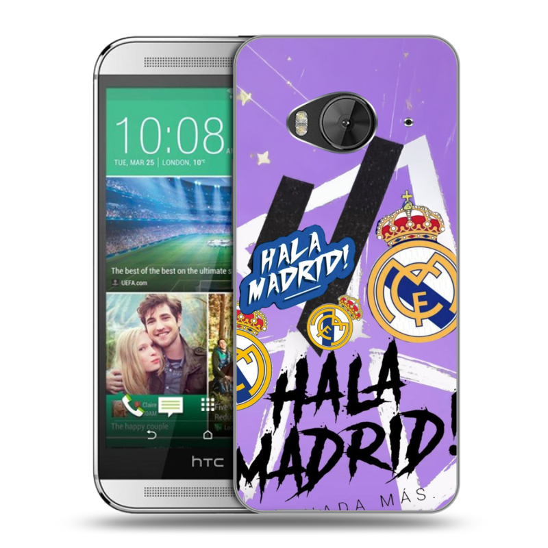 Силиконовый чехол на HTC One ME с принтом Real Madrid Реал Мадрид Силиконовый чехол на HTC One ME с принтом Real Madrid Реал Мадрид