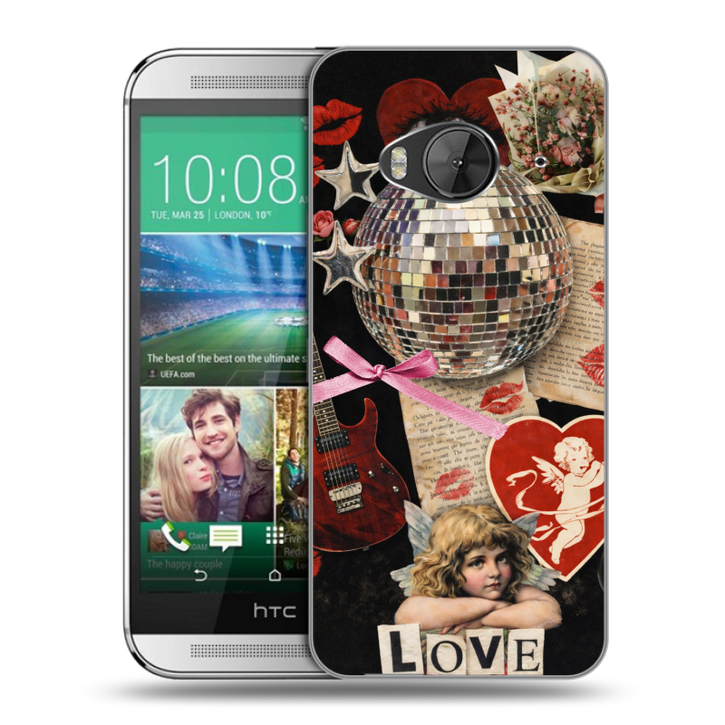 Силиконовый чехол на HTC One ME с принтом для девочек Силиконовый чехол на HTC One ME с принтом для девочек