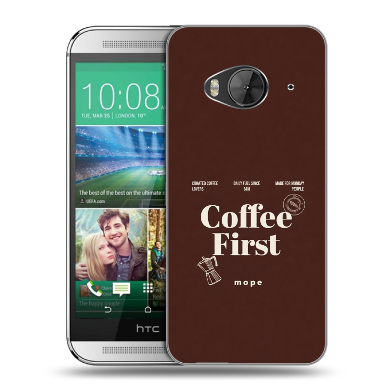 Силиконовый чехол на HTC One ME с принтом женский Силиконовый чехол на HTC One ME с принтом женский