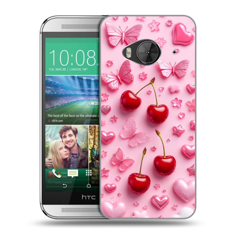Силиконовый чехол на HTC One ME с принтом для девочек Силиконовый чехол на HTC One ME с принтом для девочек