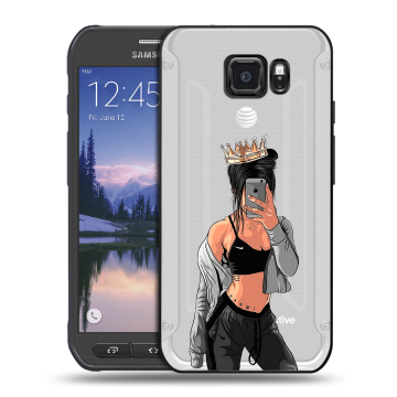 Пластиковый чехол на Samsung Galaxy S6 Active с принтом Женские принты Пластиковый чехол на Samsung Galaxy S6 Active с принтом Женские принты