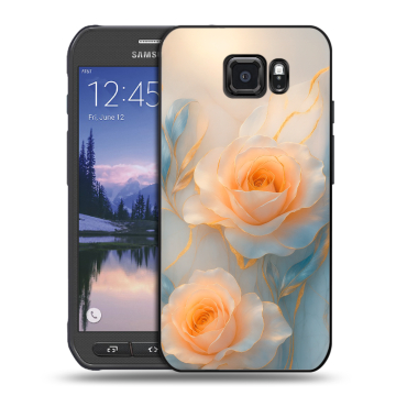 Пластиковый чехол на Samsung Galaxy S6 Active с принтом Женский Пластиковый чехол на Samsung Galaxy S6 Active с принтом Женский