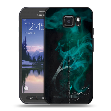 Пластиковый чехол на Samsung Galaxy S6 Active с принтом Гарри Поттер Harry Potter