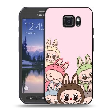 Пластиковый чехол на Samsung Galaxy S6 Active с принтом Лабубу Пластиковый чехол на Samsung Galaxy S6 Active с принтом Лабубу