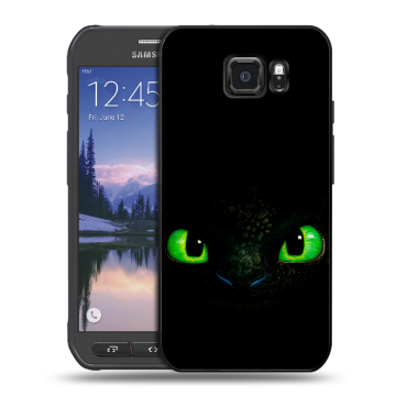 Пластиковый чехол на Samsung Galaxy S6 Active с принтом Как приручить дракона