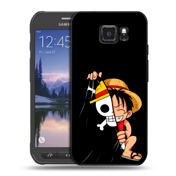 Пластиковый чехол на Samsung Galaxy S6 Active с принтом One Piece Ван Пис Пластиковый чехол на Samsung Galaxy S6 Active с принтом One Piece Ван Пис