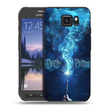 Пластиковый чехол на Samsung Galaxy S6 Active с принтом Harry Potter Гарри Поттер