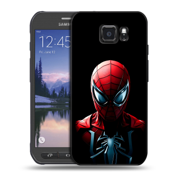Пластиковый чехол на Samsung Galaxy S6 Active с принтом Spiderman Человек паук Пластиковый чехол на Samsung Galaxy S6 Active с принтом Spiderman Человек паук