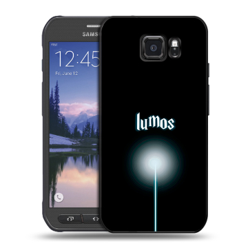 Пластиковый чехол на Samsung Galaxy S6 Active с принтом Harry Potter Гарри Поттер