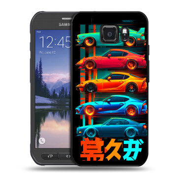 Пластиковый чехол на Samsung Galaxy S6 Active с принтом машины тачки Пластиковый чехол на Samsung Galaxy S6 Active с принтом машины тачки