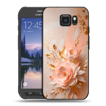 Пластиковый чехол на Samsung Galaxy S6 Active с принтом женский Пластиковый чехол на Samsung Galaxy S6 Active с принтом женский