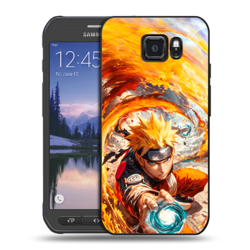 Пластиковый чехол на Samsung Galaxy S6 Active с принтом Аниме Наруто Naruto