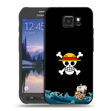Пластиковый чехол на Samsung Galaxy S6 Active с принтом One Piece Ван Пис