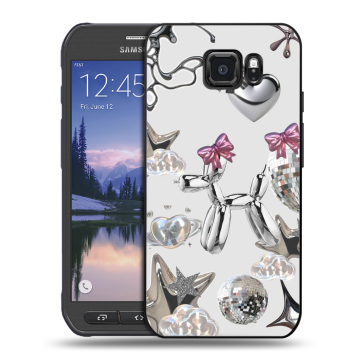 Пластиковый чехол на Samsung Galaxy S6 Active с принтом Y2K
