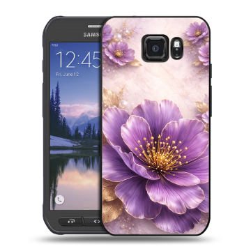 Пластиковый чехол на Samsung Galaxy S6 Active с принтом женский