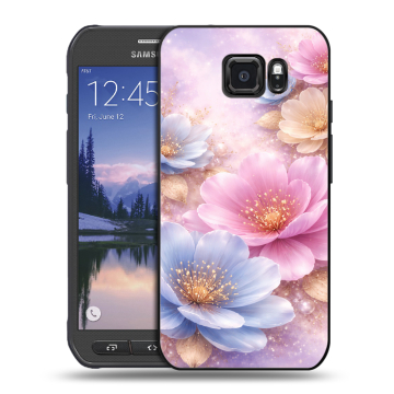Пластиковый чехол на Samsung Galaxy S6 Active с принтом женский
