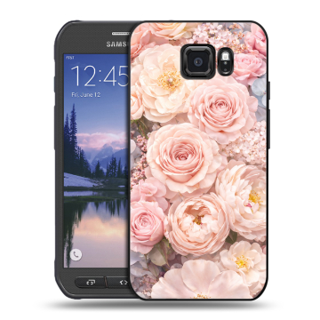 Пластиковый чехол на Samsung Galaxy S6 Active с принтом женский