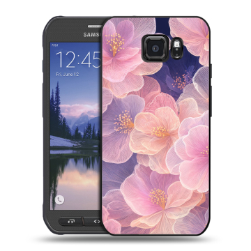 Пластиковый чехол на Samsung Galaxy S6 Active с принтом женский Пластиковый чехол на Samsung Galaxy S6 Active с принтом женский