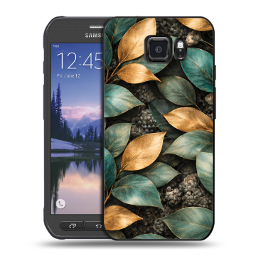 Пластиковый чехол на Samsung Galaxy S6 Active с принтом женский