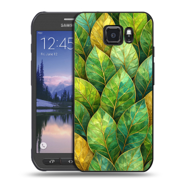 Пластиковый чехол на Samsung Galaxy S6 Active с принтом женский