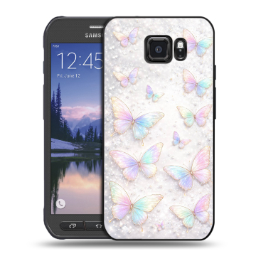 Пластиковый чехол на Samsung Galaxy S6 Active с принтом женский