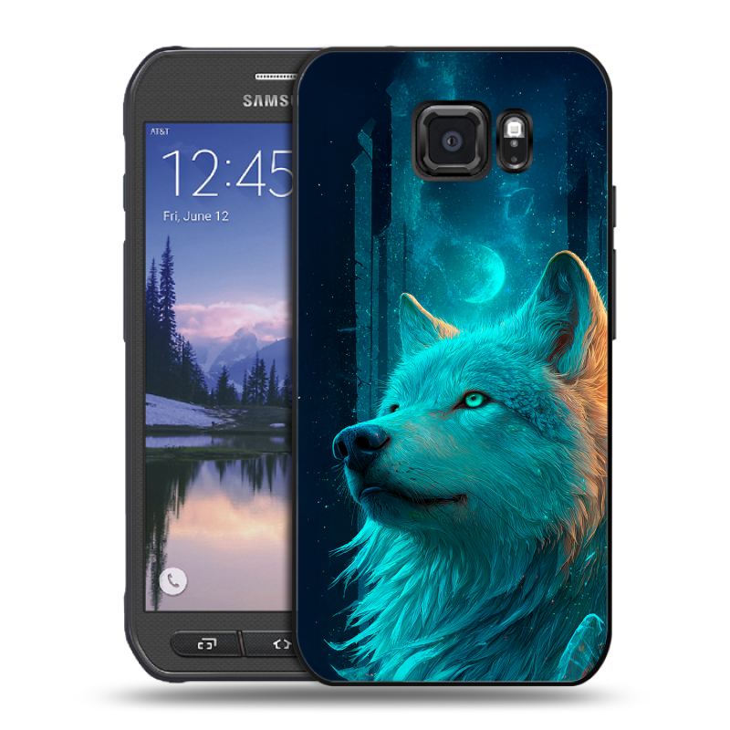 Пластиковый чехол на Samsung Galaxy S6 Active с принтом бабочки саккура Пластиковый чехол на Samsung Galaxy S6 Active с принтом бабочки саккура