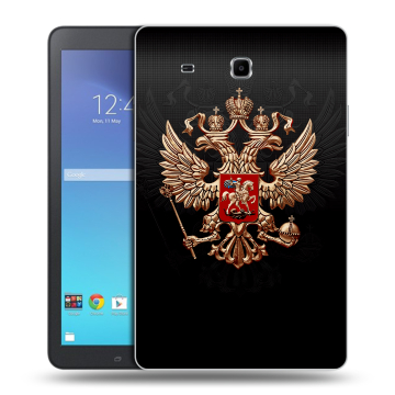 Силиконовый чехол на планшета Samsung Galaxy Tab E 9.6 с принтом Герб России