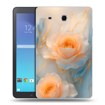 Силиконовый чехол на планшета Samsung Galaxy Tab E 9.6 с принтом Женский
