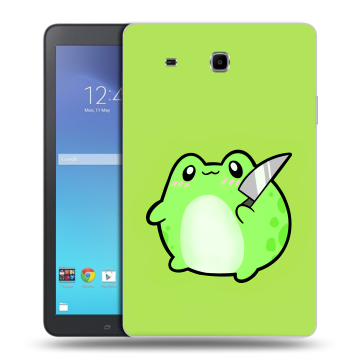 Силиконовый чехол на Samsung Galaxy Tab E 9.6 с принтом Лягушенок