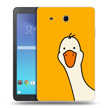 Силиконовый чехол на Samsung Galaxy Tab E 9.6 с принтом Утка