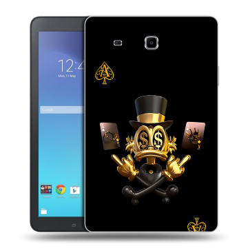 Силиконовый чехол на Samsung Galaxy Tab E 9.6 с принтом Золотой скрудж макдак