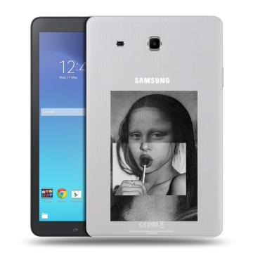 Силиконовый чехол на Samsung Galaxy Tab E 9.6 с принтом Мона Лиза