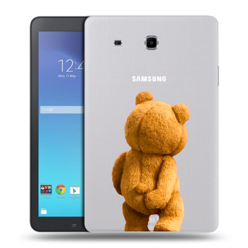 Силиконовый чехол на Samsung Galaxy Tab E 9.6 с принтом Медведь Силиконовый чехол на Samsung Galaxy Tab E 9.6 с принтом Медведь