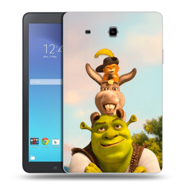 Силиконовый чехол на Samsung Galaxy Tab E 9.6 с принтом Шрек Shrek