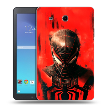 Силиконовый чехол на Samsung Galaxy Tab E 9.6 с принтом человек паук spiderman Силиконовый чехол на Samsung Galaxy Tab E 9.6 с принтом человек паук spiderman