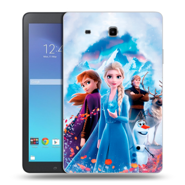 Силиконовый чехол на Samsung Galaxy Tab E 9.6 с принтом Холодное сердце Frozen Силиконовый чехол на Samsung Galaxy Tab E 9.6 с принтом Холодное сердце Frozen